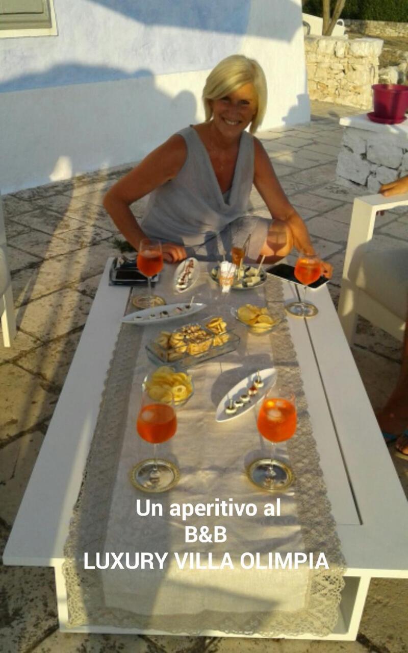 B&B Luxury Villa Olimpia Home Restaurant Selva Di Fasano Exterior foto